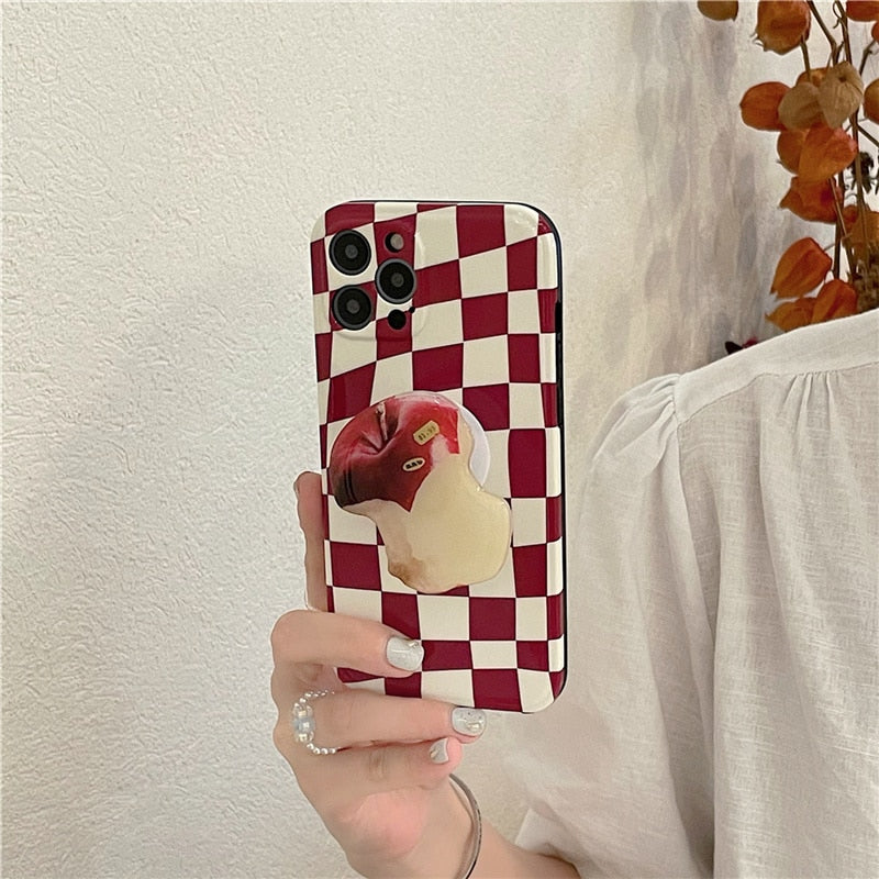 Red Apple Checkerboard - covermaze