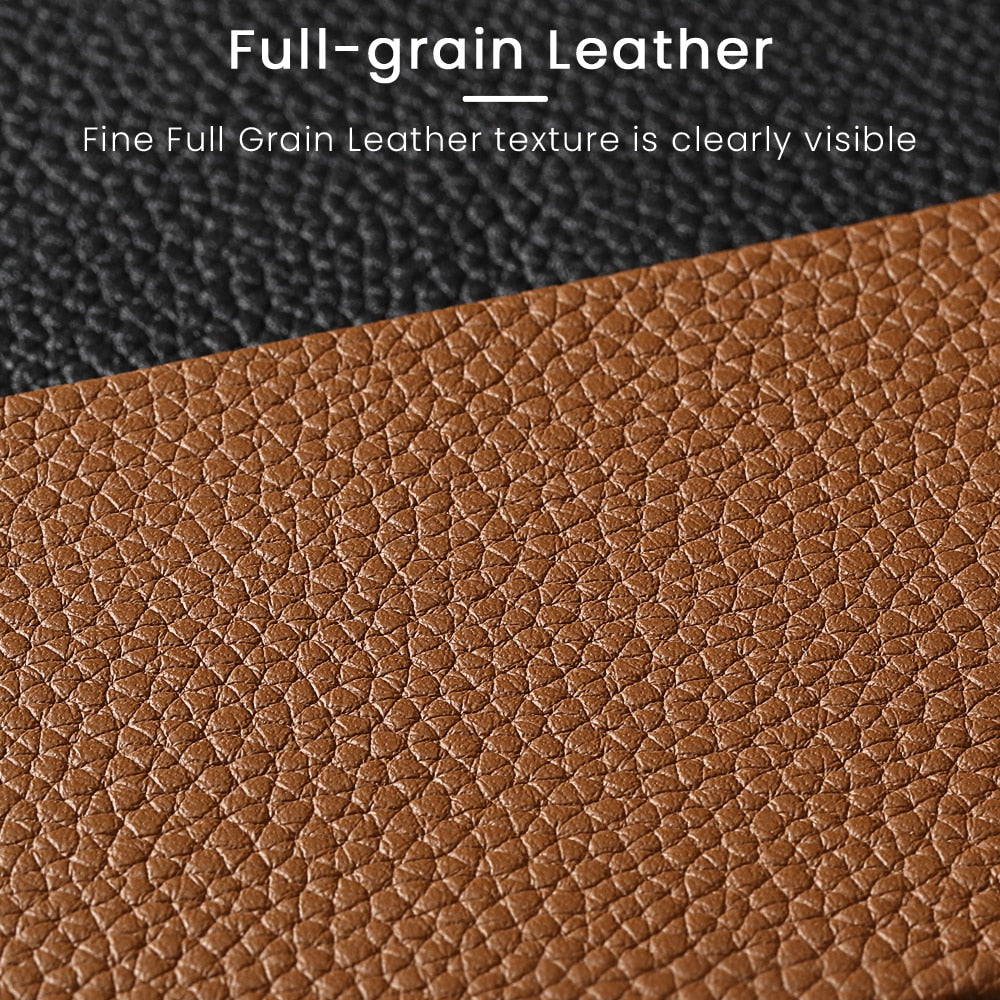 Brown Genuine Leather - covermaze 0
